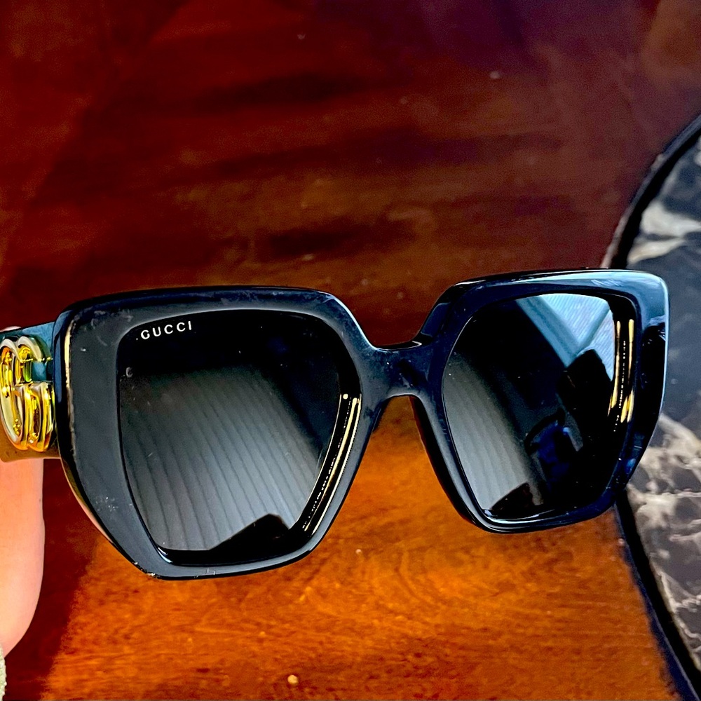 Gucci sunglasses (black, green, gold) GG0956S
